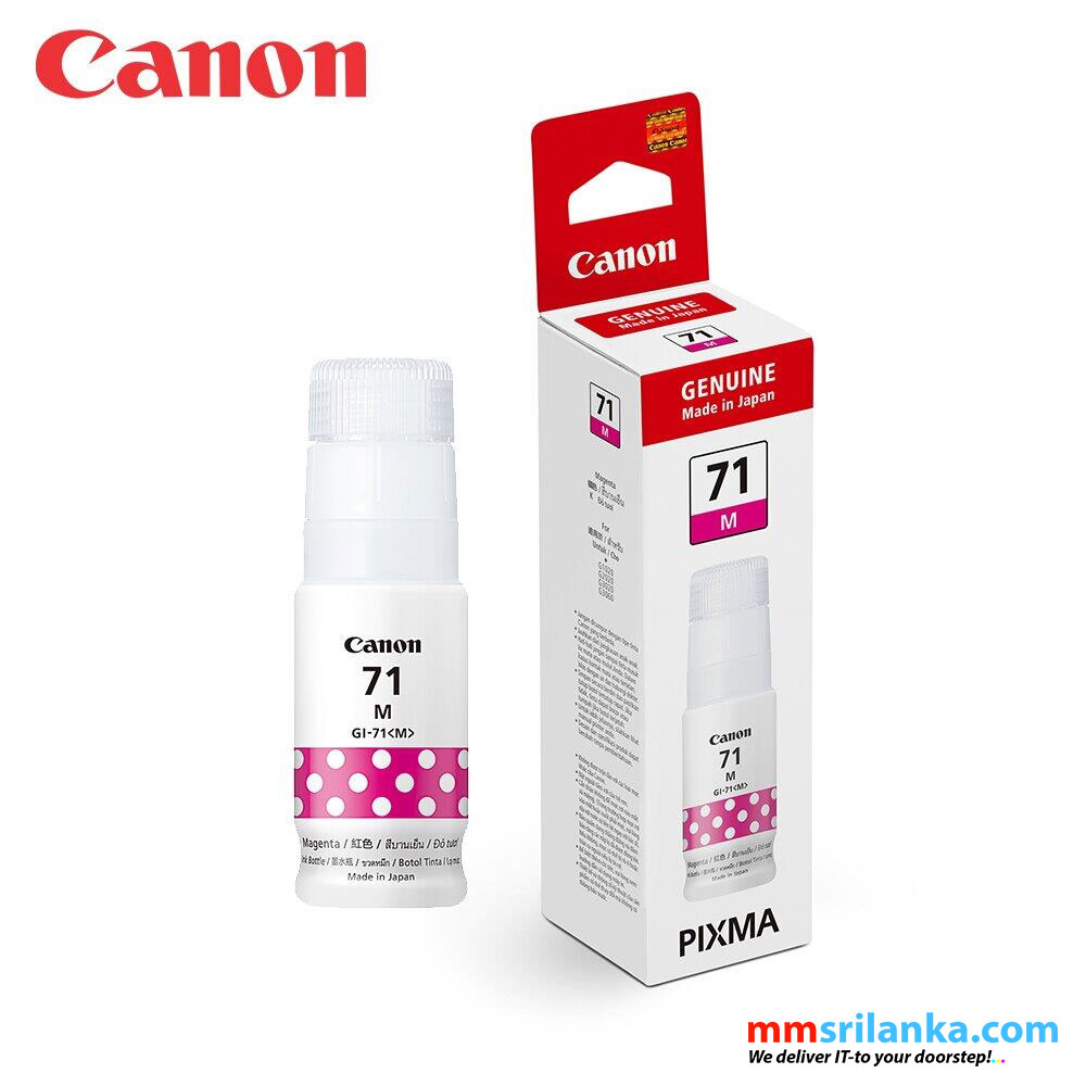 Canon GI 71 Ink Magenta Bottle
