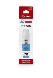 Canon GI70 Cyan Ink Bottle Canon G2070/G5070