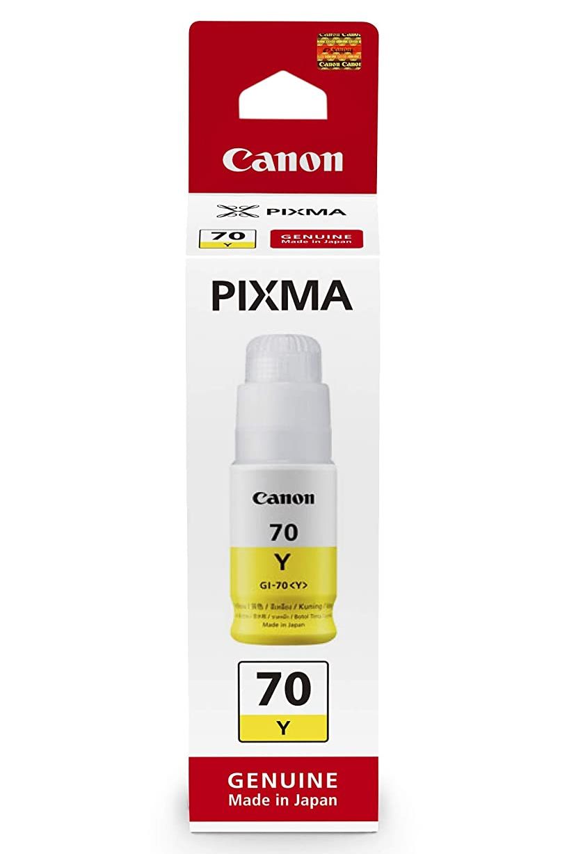 Canon GI70 Yellow Ink Bottle Canon G2070/G5070
