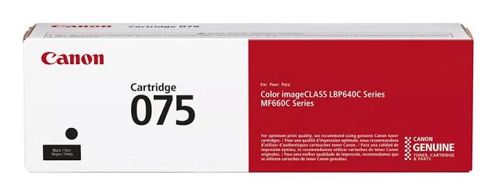 Canon 075 Black Toner Cartridge